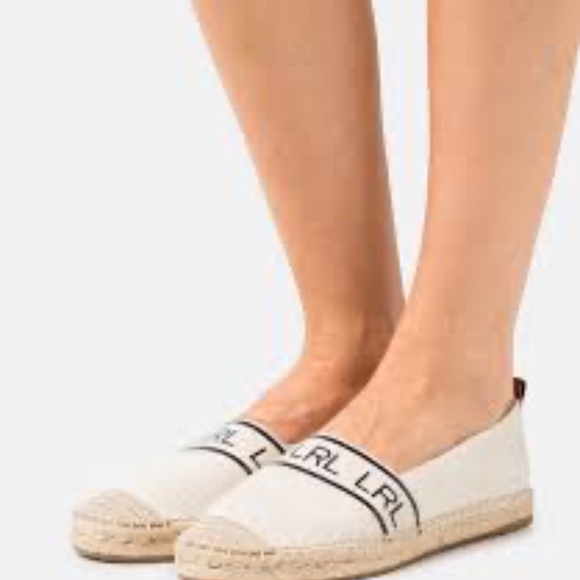 Lauren Ralph Lauren Shoes - LAUREN RALPH LAUREN Caylee Logo-Print Espadrilles Size 10